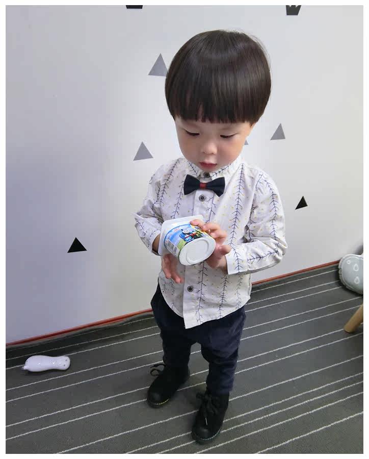 Chemise garcon à manche longue - Ref 2073945 Image 10