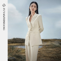 FUYAO armchair Chinese style suit suit woman long sleeve blouse buttoned with new Chinese small crowdsourced oriental beauty suit