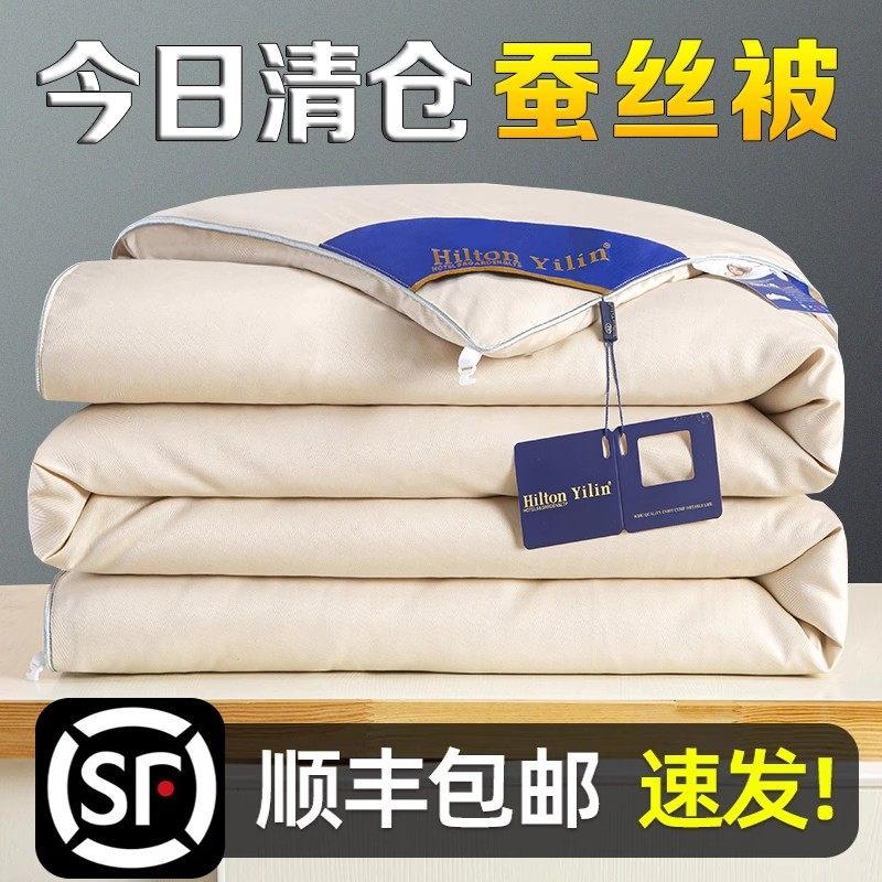 KASA Hilton Silk Quilt 100% Mulberry Silk Winter Quilt Thickened Warm Cotton Quilted By Students Quilt Core Spring Autumn Quilt-Taobao