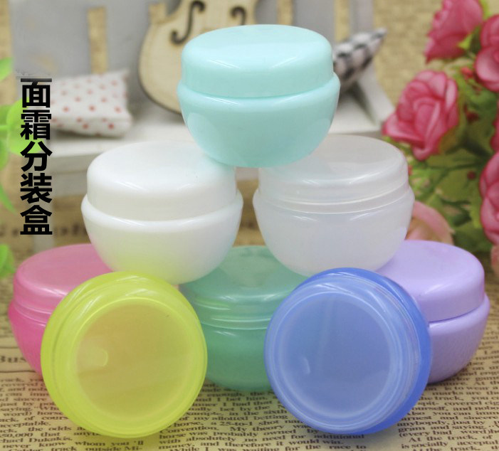 Skin-care products mask cream split box bag with inner cover travel portable cosmetics small empty bottle of foam bottle contact lenses