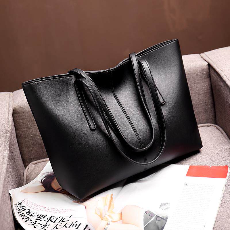 Tide Cards Bag women 2022 new large capacity genuine leather handbag Han version fashion casual pure color single shoulder special bag