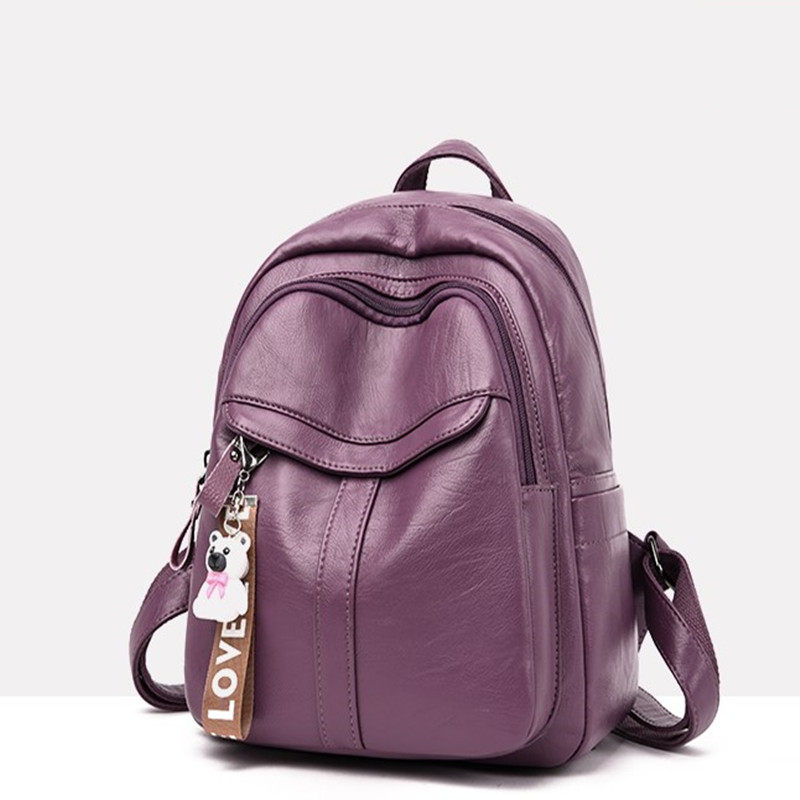 Boomers Genuine Leather Rear Shoulder Bag Woman 2022 new Korean version Fashion Soft leather travel bag Large capacity 100 Lady Shoulder Bag