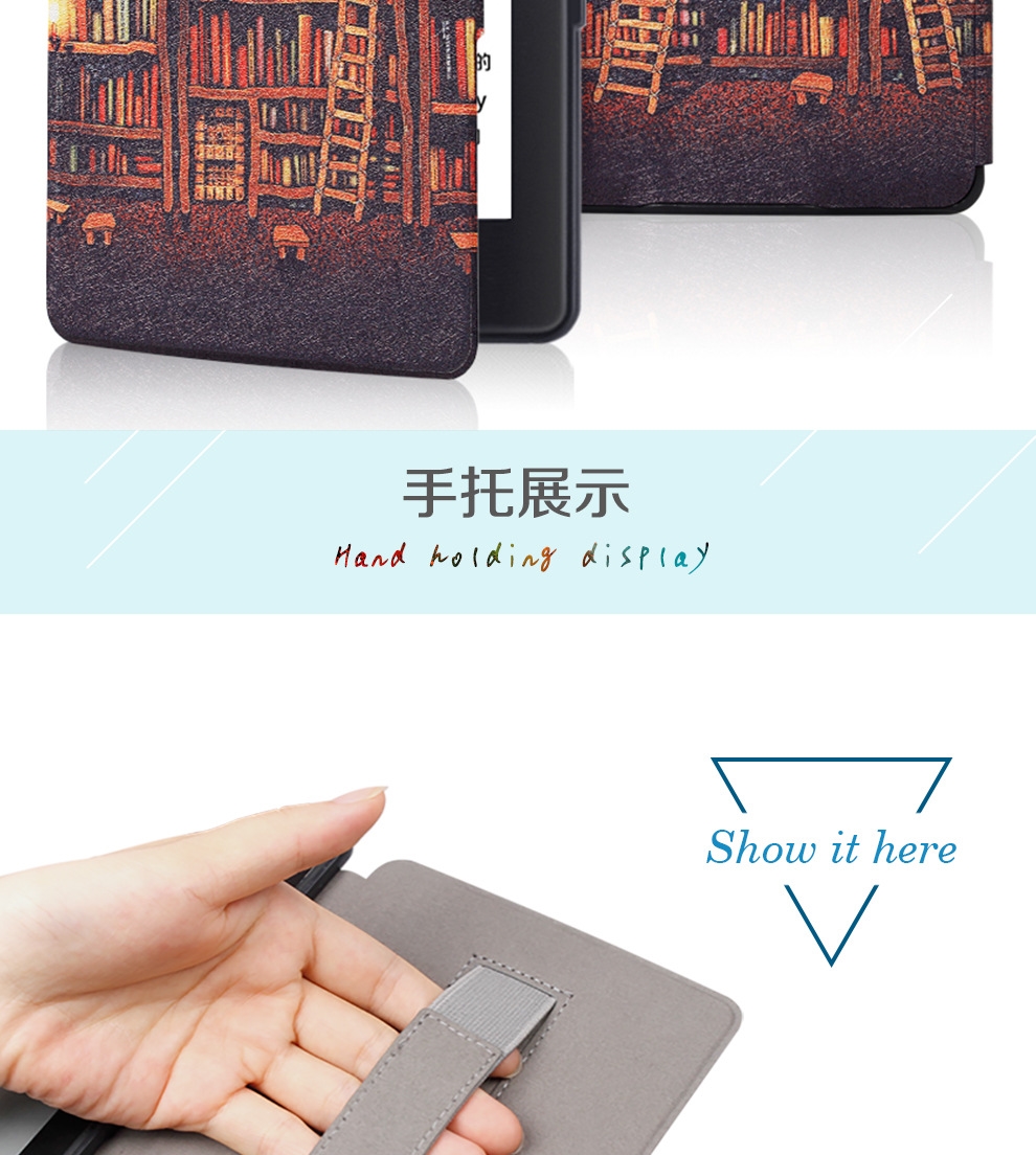 Amazon sách điện tử kindle kpw3 paperwhite123 tay áo bảo vệ da tay mỏng sơn - Phụ kiện sách điện tử ốp lưng ipad air 3