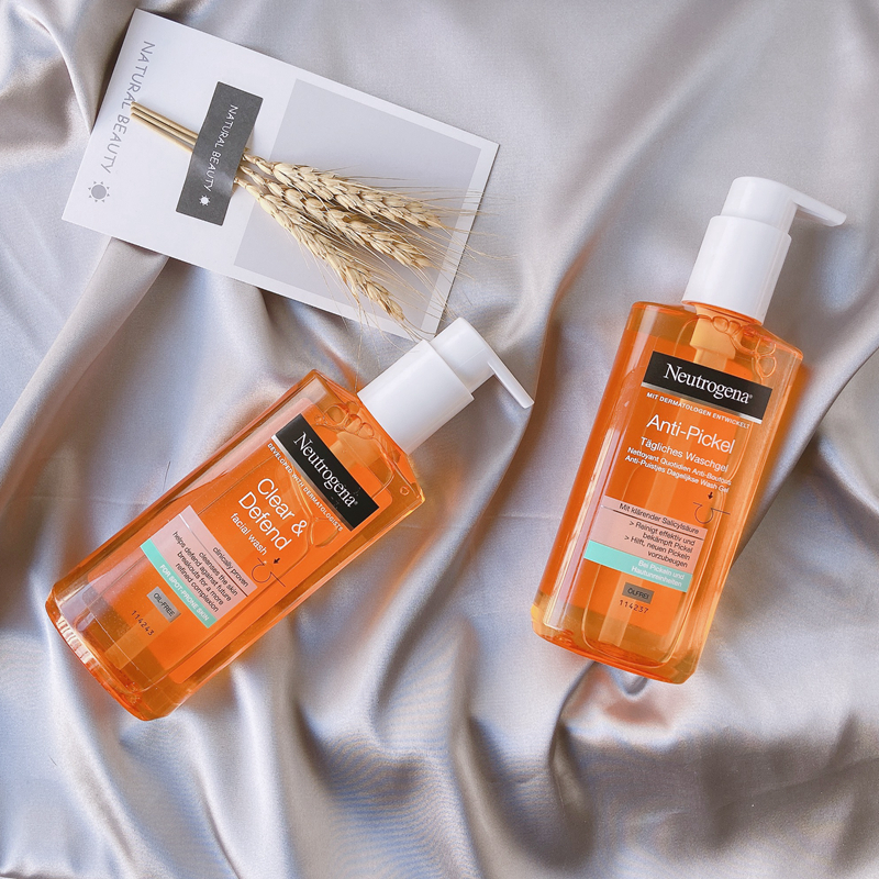 (Sample available) Neutrogena Neutrogena Salicylic Acid Cleansing Gel Milk Facial Cleanser