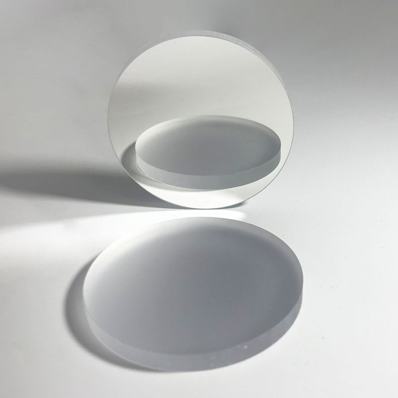 Reflective Lens Convex Lens Aluminized Diameter 51mm Center Thickness 5mm Lens Optical Glass Laser Silicon Mirror