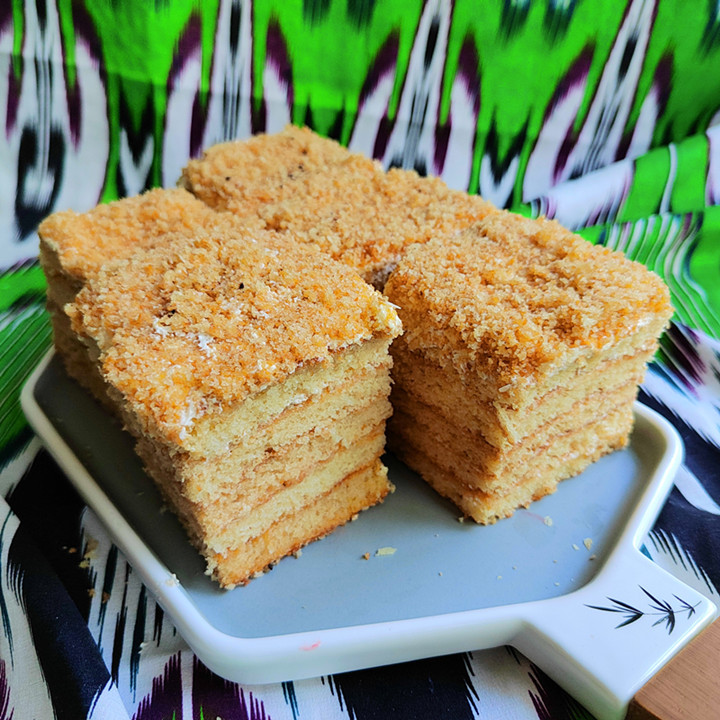 Xinjiang Ethnic Dessert Pahali, Bahaali, Pahari Breakfast Thousand-Layer Honey Cake, Ethnic Pastry 1.0kg