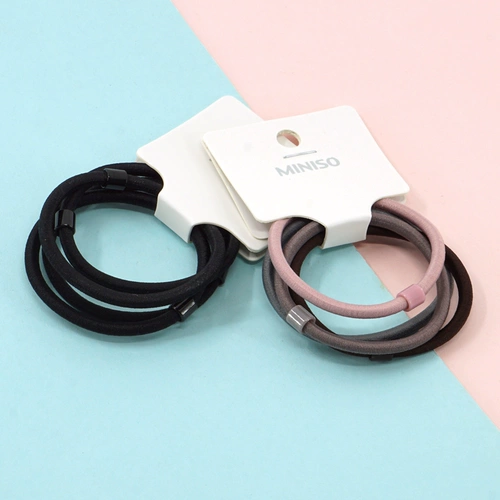 Эластичная базовая резинка для волос, аксессуар для волос, простой и элегантный дизайн, японские и корейские