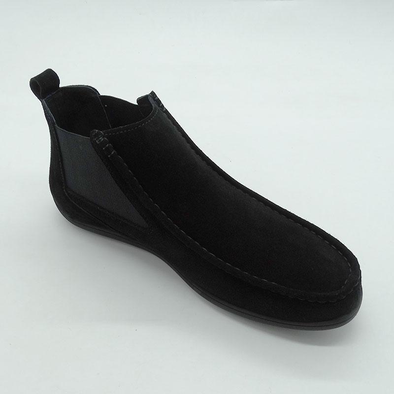 Giày cao gót mùa đông 2019 cho nam cộng với nhung ấm hai đôi giày cotton Bộ da đế bằng da lộn - Giay cao giày sneaker nike