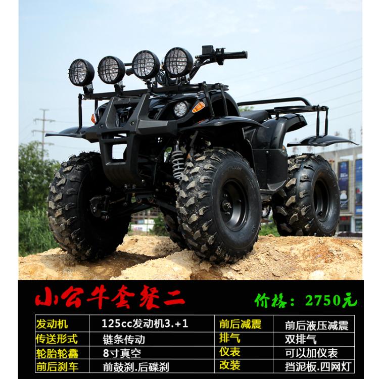 Xe mô tô địa hình bốn bánh xe mô tô địa hình ATV bò đực kích thước vô hạn đôi xăng người lớn off-road moto điện trẻ em
