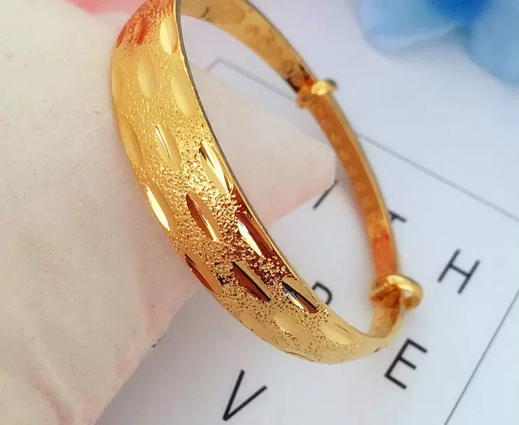 Vòng tay mẹ rộng 12 mm Đồng xu châu Âu để tạo ra một cô dâu cưới rồng và phượng hoàng giả vàng nữ giả vàng - Vòng đeo tay Cuff
