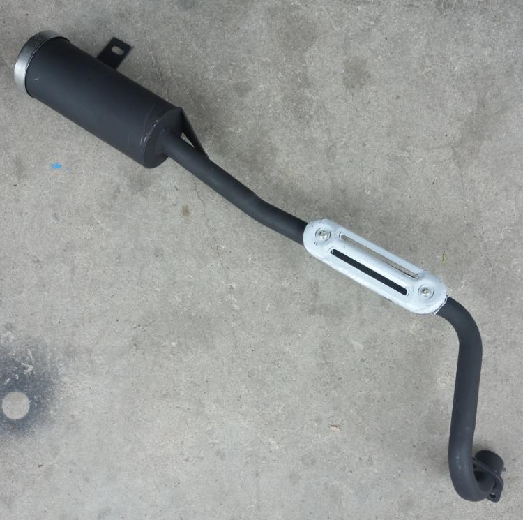 Động cơ 110cc125cc ngang sửa đổi phụ kiện ATV ống xả bốn bánh - Ống xả xe máy pô xe