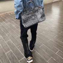 Vujade 2 0 zipper trousers kenijima wash do old vintage micro horn tooling casual strap pants