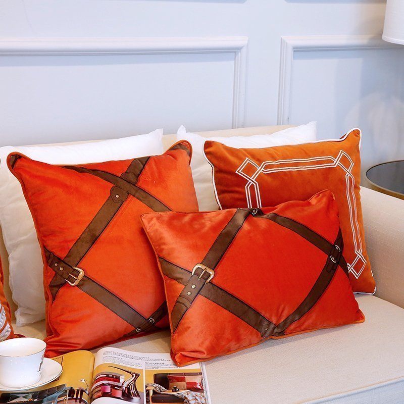 Brief Eu Style Living Room Sofa Cushions Close To Pillow Light Lavish Pillow Case headroom Bed Head Cushions Office Waist Pillow Floating Window