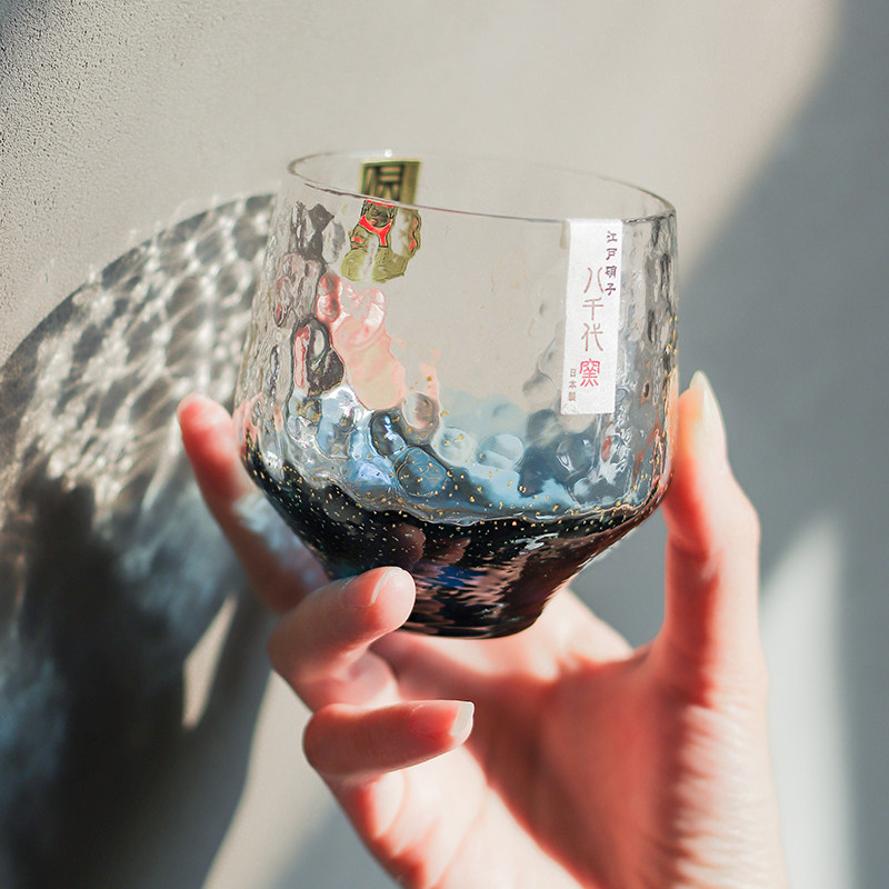 Fujiwara Japan Import Toyo Toyo Sasaki Eight Thousand Kiln Stars Empty Cup Whiskey Cups Glass Clear Wine Glass Wine Jug-Taobao