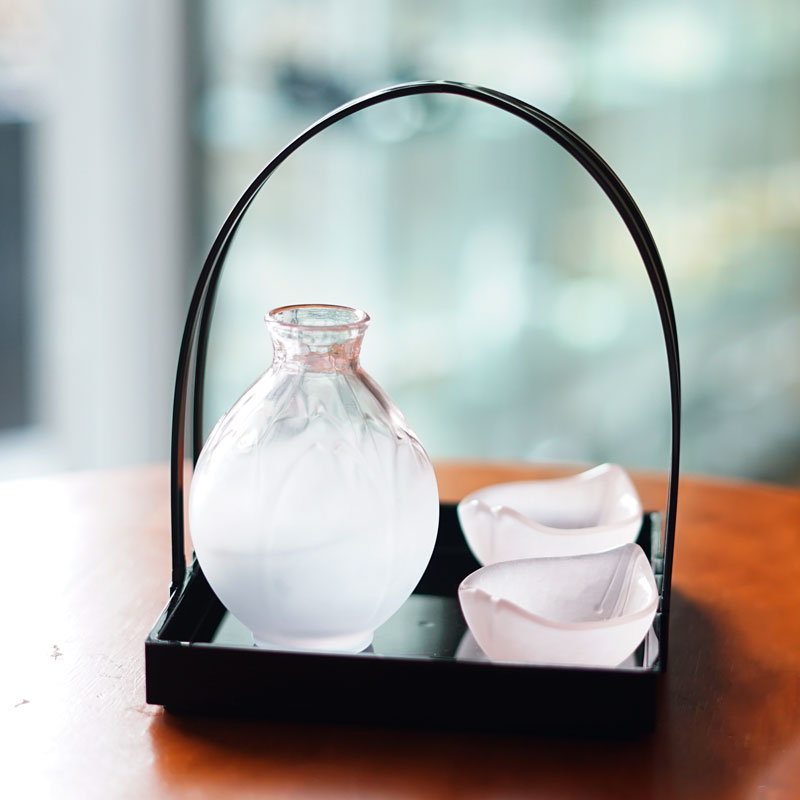 Japan imports Hirota Hirota Nitro Cherry Blossom Wine with three sets of Gin Basket Wine Pot Wine Glass Gift boxed-Taobao