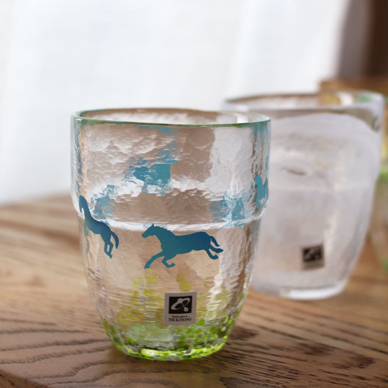 Japan Import Month Night Wildwork Room Nature and Animal Handmade Glass Cup Cold Tea Cup Beer Cup-Taobao