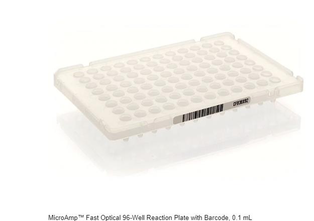 ABI MicroAmp Fast 光学 96 孔反应板, 0.1 mL 4346906