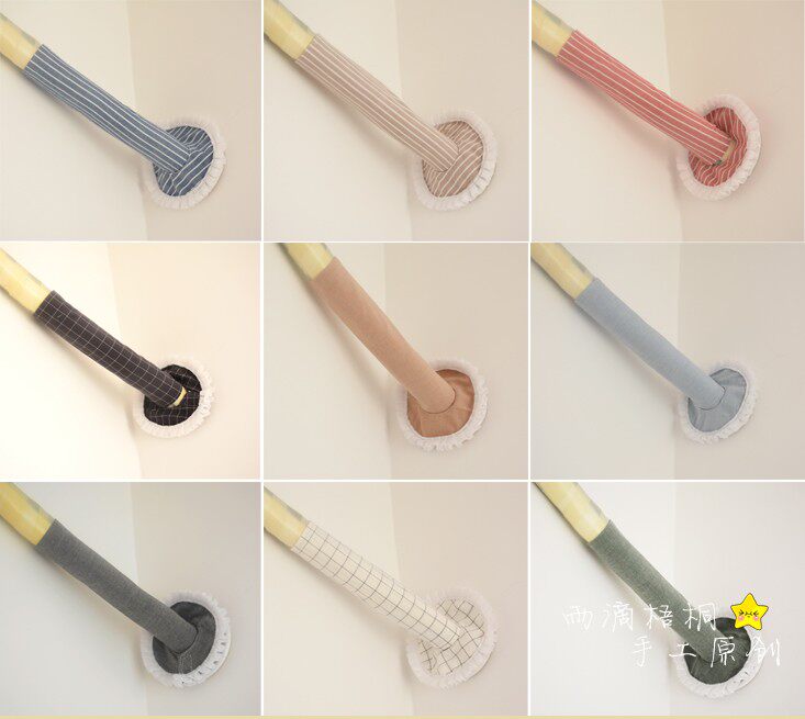 Cotton cloth fresh air conditioning pipe decoration pipe cover cloth sleeve hole patch cloth art double dust cover Ugly Protective Wall hole patch custom-made-Taobao