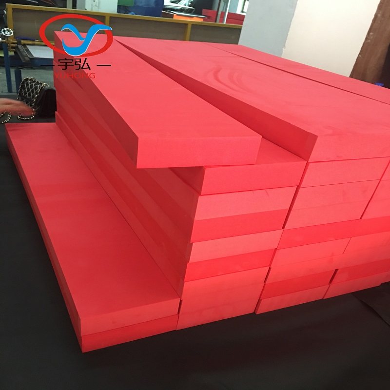 Deep blue red EVA foam sheet environmentally friendly colored eva sheet karting anti-collision sponge strip factory direct selling spot