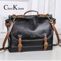 Chrri kiwen mens shoulder bag shoulder bag 2020 new fashion trend mens bag casual leather bag