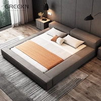 Итальянский дизайнер импорт 2 м × 2 метра 2 главная кровать главная кровать спальня с двуспальной кровать