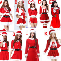  21 new Christmas costume Bunny performance costume party COS performance costume female Santa costume red