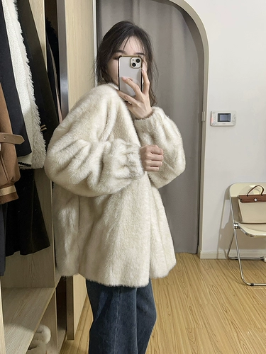 2025 Новый меховой слой для норки для женского зимнего шрамового меха для похудения.