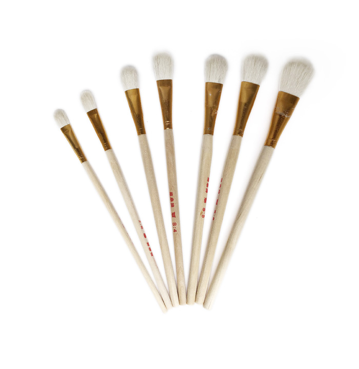 Supertripod Spen pure wool paintbrush Brushed painted pen water color pen original wood color rod S pen ceramic special pen