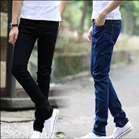 2017 xuân mới co giãn quần jeans nam quần lọt khe nam phiên bản Hàn Quốc của xu hướng trai đất và gia súc quần âu nam