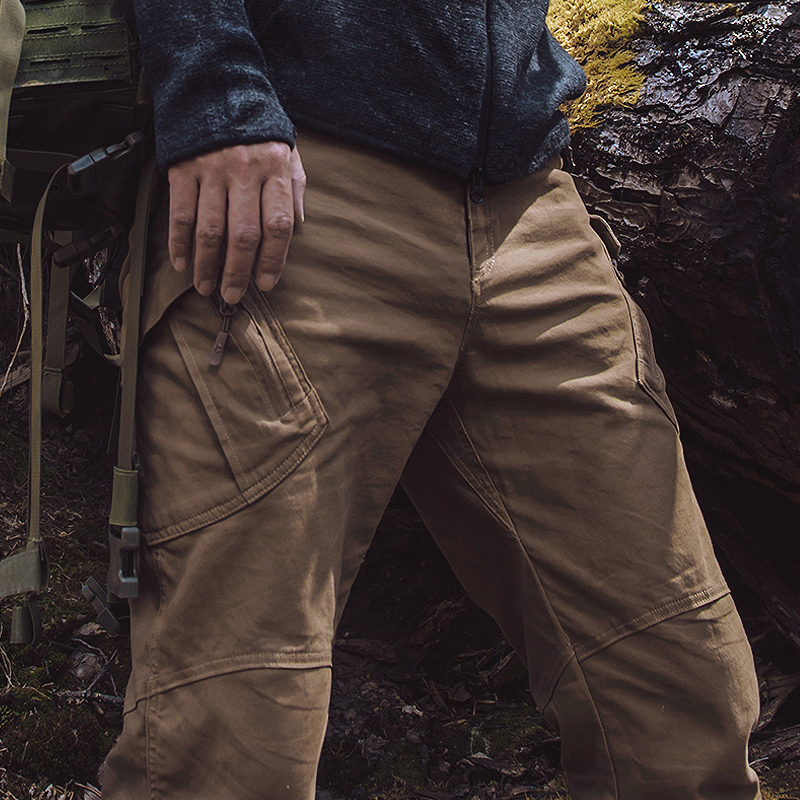 Archon Spring Summer IX9 Tactical Trousers Male Slim 7 Special Forces Military Fan Pants Outdoor Cargo Pants Straight Barrel As Training Pants