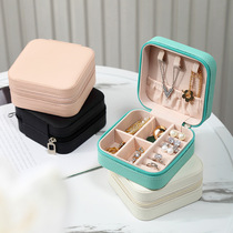 Simply in Macaron accessories collection box Travel Travel Ear necklace ring to include jewelry boxes portable