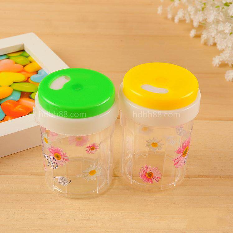 D Transparent Environmentally Friendly Printed Multipurpose Bottle Toothpick Seasoned Bottle Barbecue Seasoning Bottle Seals Jars Pepper Powder Bottle Small Merchandise