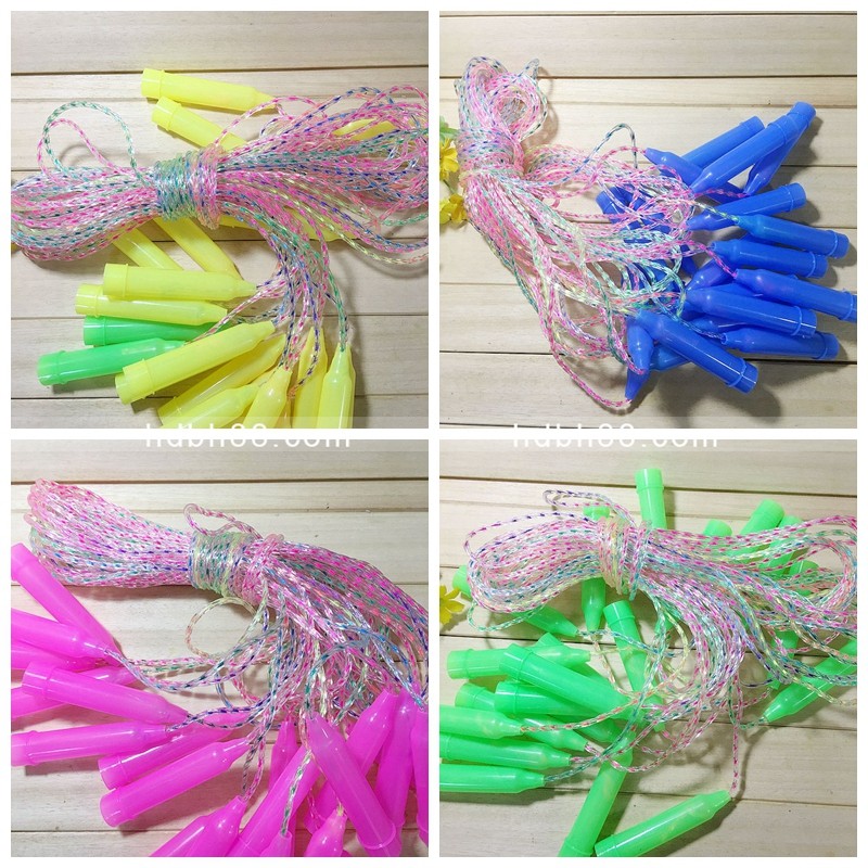 Children's rope skipping safety exercise rope skipping fitness equipment weight loss sports sports goods one yuan two yuan department store wholesale