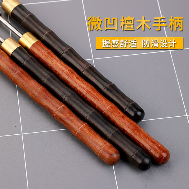 ໄມ້ໄຜ່ sandalwood edge oil pen ຫນັງແຂບການປິ່ນປົວດ້ານເທິງ oil artifact bag repair oil edge tool handmade leather goods DIY