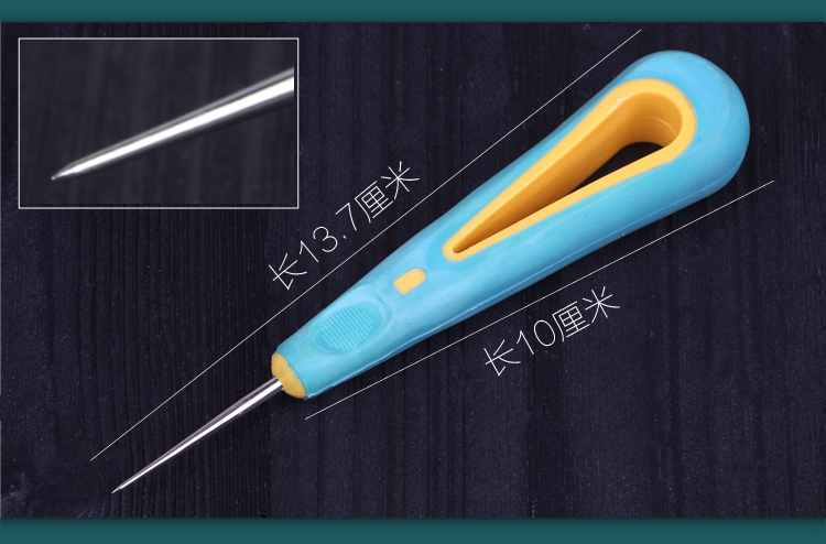 Silicone ngay nón dùi dùi một ngàn qua thủ công bằng tay khâu da diy Art Pidiao reaming cụ dùi shank cao su - Công cụ & vật liệu may DIY dụng cụ móc len