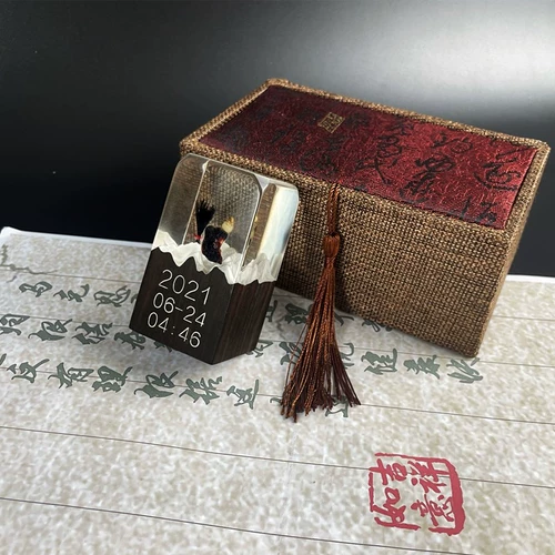 Детский сувенир для хранения пуповины, печать для новорожденных ручной работы