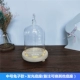 Phòng khách để bàn trang trí hoa vĩnh cửu phủ kính thủy tinh Làm bằng tay đất sét thủ công bụi che ánh sáng ban đêm đồ dcor chụp ảnh
