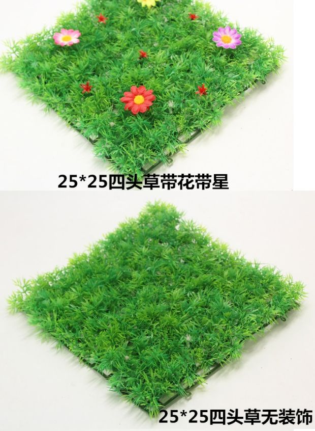 Mô phỏng cỏ cao cỏ dài cỏ với hoa Milan cỏ tường trang trí cửa sổ cây xanh tường cây tường - Hoa nhân tạo / Cây / Trái cây cây bàng singapore giả