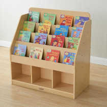 Kindergarten toy combination cabinet childrens storage cabinet solid wood bookshelf cabinet cartoon schoolbag cabinet multi-functional storage cabinet