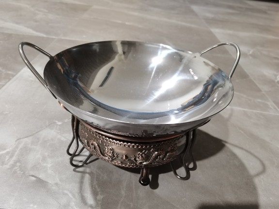 Palace alcohol fire boiler Chinese dry boiler alcohol stove pot stove bright stove small hot pot thick stainless steel pot