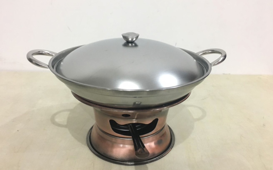 Hotel Alcoholic Boiler Round Stove Alcohol Stove pan-shaped stove Stainless Steel Boiler Stainless Steel Pan Small dry boiler Hot Pot Stove