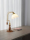 Medieval Style Flower Table Lamp Bedroom Bedside Lamp French Retro Study Room B&B Cafe Decorative Atmosphere Lighting Fixtures