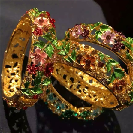 Bracelet Gold Plated Bracelets National Wind Hand Rings Send moms to send girlfriends Birthday Gifts Mother's Day Authentic View Tealan