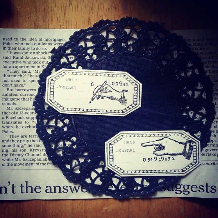 (Kobayashi) Japanese Lamp Paperi retro Post-It note day pay monthly calendar label frame