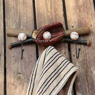 Baseball and softball creative three-dimensional relief decorative clothes hat adhesive hook competition commemorative gift birthday gift personalized customization