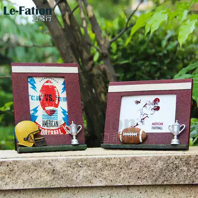Rugby relief 3D photo frame decoration creative custom craft gift competition souvenir birthday gift prize