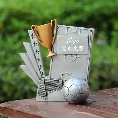 Football fans creative personality custom craft commemorative competition medal items soft decoration birthday gift lettering