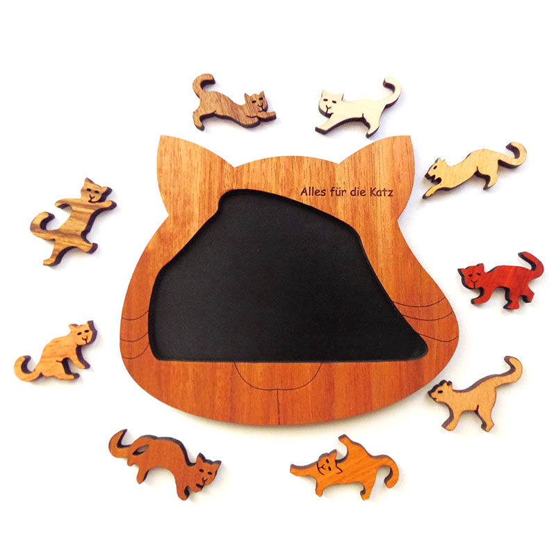 товар из китая constantin 康斯坦丁 alles für die katz 一切为了猫咪木质拼图