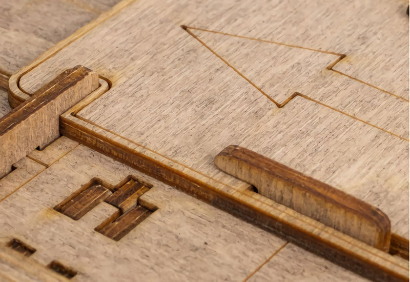 товар из китая esc welt太空盒space box 烧脑木质解谜机关匣益智puzzle德国玩具