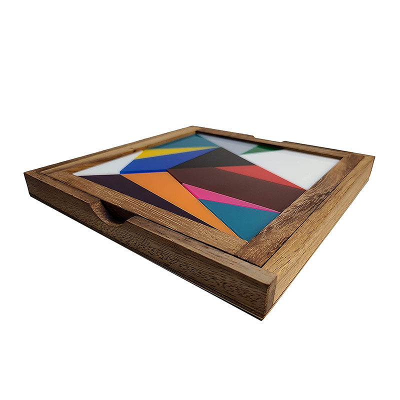 Настольная игра creative crafthouse阿基米德最古老胃拼图stomachion puzzle玩具